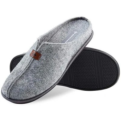 Image of DUNLOP Mens Mule Slippers (Grey, numeric_8)