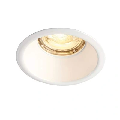 Image of Saxby 80247 Speculo Fire Rated Matt White IP65 Bathroom GU10 LED Anti Glare Downlight