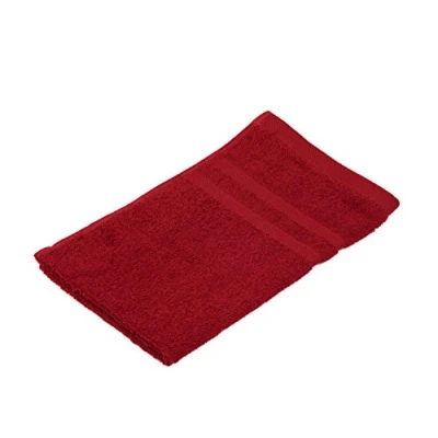Image of Gözze Set of 4 Guest Towels, Soft and Absorbent, 100% Cotton, 30 x 50 cm Bordeaux