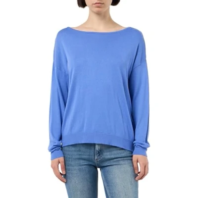 Image of United Colors of Benetton Women&#039;s Sc Boat Jersey M/L 103cd10av Sweater, Blue, L