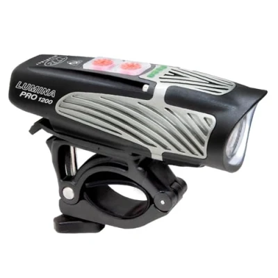 Image of NiteRider Lumina Pro 1200 Front Bike Light Rechargeable MTB Road Commuter Powerful Lumens Water Resistant Bicycle Headlight LED Easy to Install Cycling Safety