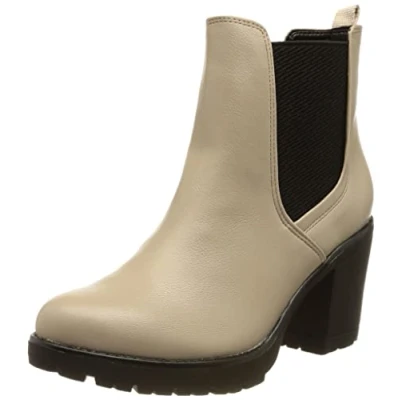 Image of MARCO TOZZI Women&#039;s 2 25414 41 Chelsea, Beige (Ivory Comb.), 6.5