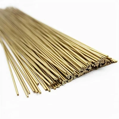 Image of 5pcs Round Brass Tubes, 2mm 20mm 500mm Long 0.5mm Wall Tube, for Model Building Craft (Size : 10x500mm 5pcs)