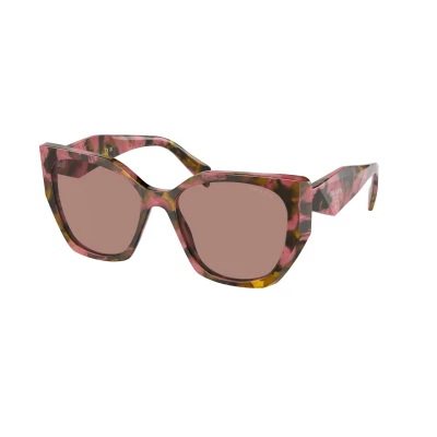 Image of Prada Sunglasses, Women&#039;s, Size: 55, Totroise cognac begonia/light brown