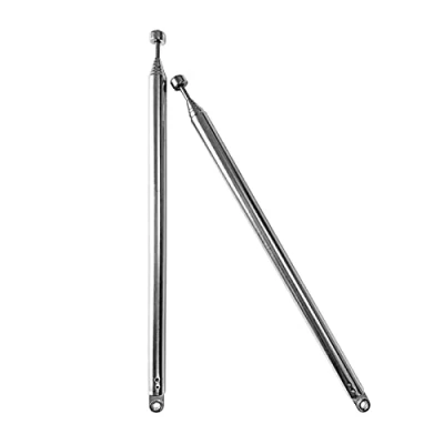 Image of Radio Antenna, FM Portable Telescopic Antenna TV DAB AM/FM Stereo Reception 7 Section (2 Pack)