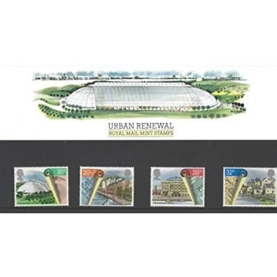 Image of 1984 Urban Renewal Presentation Pack PP130 (printed no. 152) Royal Mail Stamps
