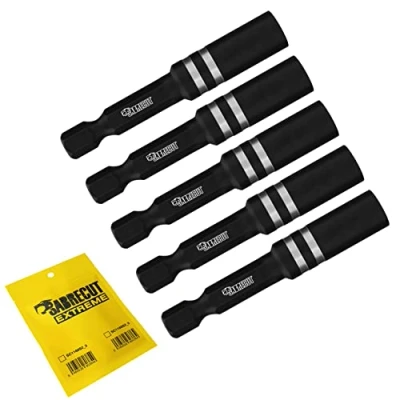 Image of 5 x SabreCut SC1160S2_5 55mm Professional Impact Rated Magnetic Bit Holders (Magnetic only for and NOT Screw) Drivers