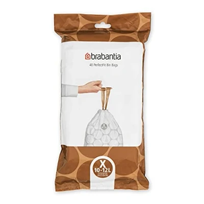 Image of Brabantia PerfectFit bags X 10 12 litre Dispenser Pack of 40