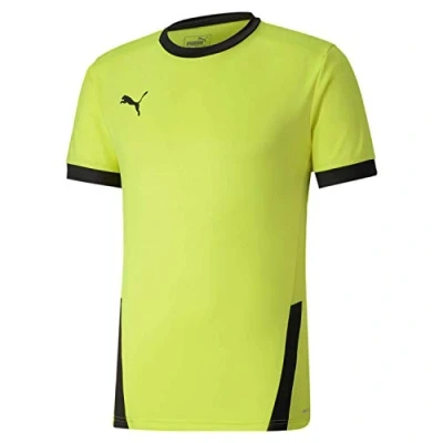 Image of PUMA Team Goal 23 Jersey Football Shirt Fluo Yellow Black, M