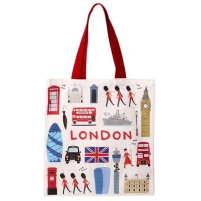 Image of Puckator London Souvenir Tote Bag Contemporary Design,