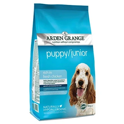 Image of Arden Grange Puppy/Junior Dry Dog Food Rich in Fresh Chicken, 6 kg