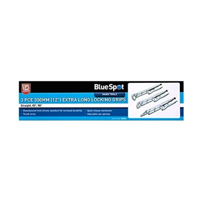 Image of Blue Spot Tools 06522 3 Piece 300mm (12&quot;) Extra Long Locking Grips