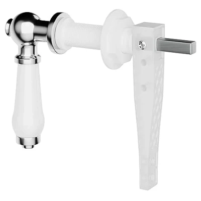 Image of Wholesale Domestic White Ceramic Traditional Cistern Flush Lever