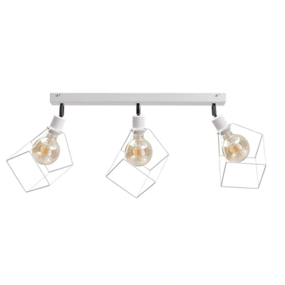 Image of Ruben Ceiling Spotlight Bar White, 63cm, 3x E27