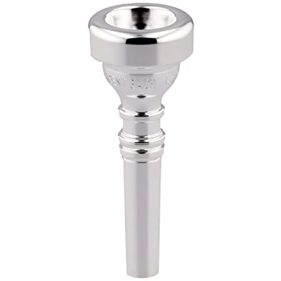Image of Bach 3491HB Silver Plated 1 1/2 B Cup Cornet Mouthpiece, Medium Deep