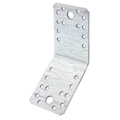 Image of Gah Alberts 335601 Elbow Brackets with 135 Angle Sendzimir Galvanised 90 x 65 mm / 2.5 Thick 25 Pieces