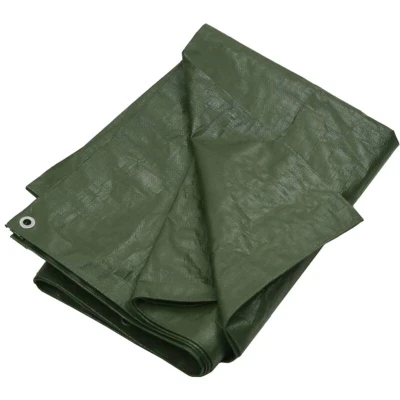 Image of vidaXL Tarpaulin 180 g/m² 3x6 m Green HDPE