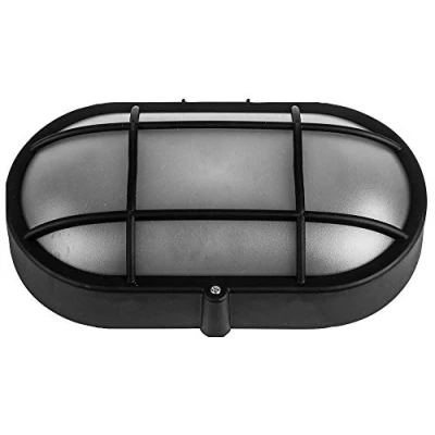 Image of Pro Elec PEL00829 Outdoor Bulkhead Light Fitting, E27, IP44, Black