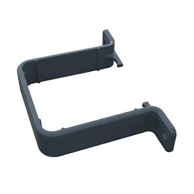 Image of 4 x Anthracite Grey Square 65mm Flush Downpipe Brackets, Freeflow Low Profile