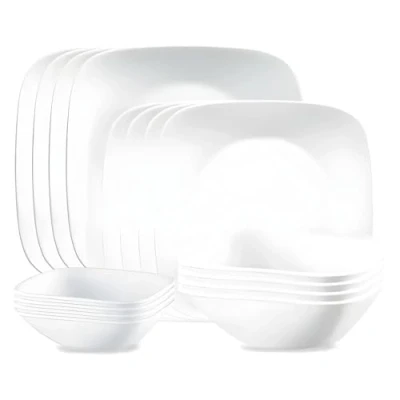 Image of Corelle Vivid White 16 pc. Dinnerware Set
