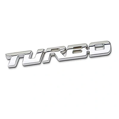 Image of 3D Metal Car Decoration Adhesive Turbo Truck Badge Emblem Sticker for Boost Universal Cars Moto Bike Styling Decorative Accessories