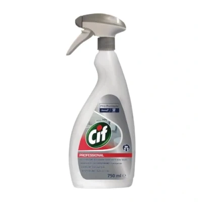 Image of Cif Professional 7517907 Pro Formula Washroom Cleaner 2 in 1, 750 mL (Pack of 6)