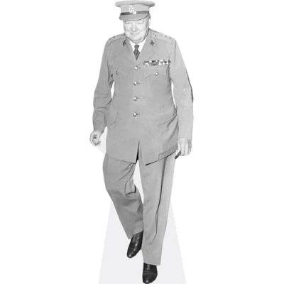 Image of Winston Churchill (Uniform) Mini Size Cutout