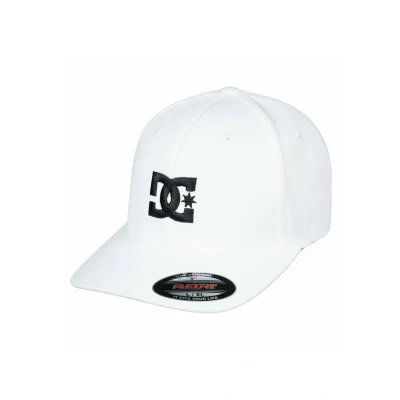Image of DC Shoes STAR 2 FLEX FIT Cap, Men&#039;s, Size: S/M, White/black