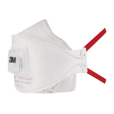 Image of AURA Particulate Respirator, FFP3, Valved, 9332+Gen3