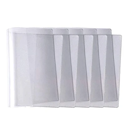 Image of Transparent Passport Cover Waterproof Clear Travel Credit Card Case Holder Wallet Protector