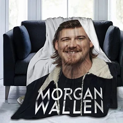 Image of YINGD Flannel Blanket Morgan Singer Wallen Bedding Fleece Soft Thow Blankets Air Conditioning For Sofa Couch Living Room Bedroom