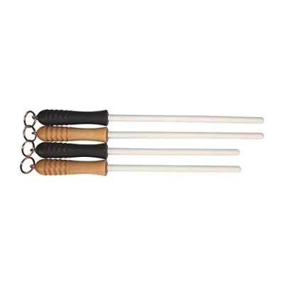Image of Idahone Fine Ceramic Sharpening Rod (12 Inch, Black Handle)
