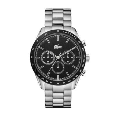 Image of Lacoste Chronograph Quartz Watch for Men with Silver Stainless Steel Bracelet 2011079