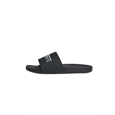Image of adidas Performance AMG Petronas Formula ONE TEAM Adilette Comfort Slides Mules core black cloud white black, Size: 4 Rubber/textile