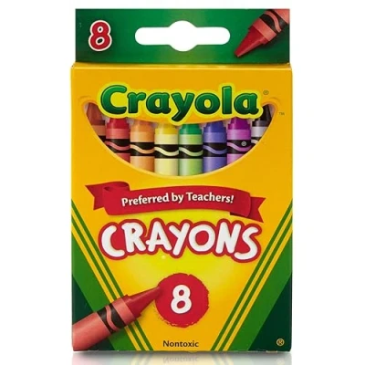 Image of Crayola Crayons, School Supplies, Classic Colors, 8 Count