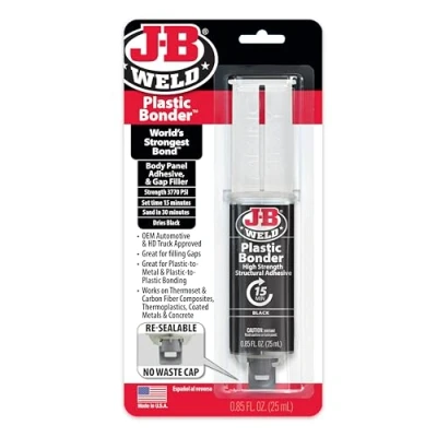 Image of Simply 50139 J B Weld PlasticBonder Black,25 ml