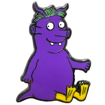 Image of Pawprint Family Baby Smoo Smed Enamel Pin Badge Julia Donaldson and Axel Scheffler&#039;s the Smeds Smoos Official Merchandise