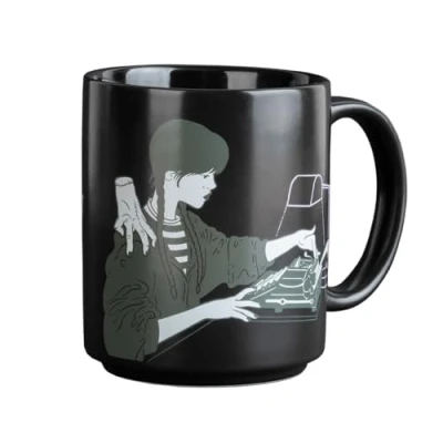 Image of Grupo Erik Wednesday Ceramic Mug 35 cl / 350 ml 11,8 oz 3.74 x 3.15 inches 9.5 8 cm Coffee Tea Cool Gifts Addams