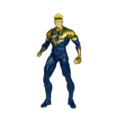 Image of McFarlane Toys DC Multiverse Future&#039;s End 7&quot; Booster Gold Collectible Action Figure with Accessories and Art Card