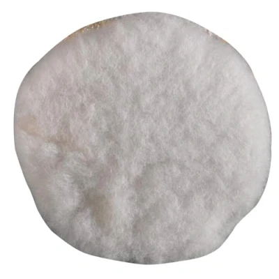 Image of Draper Hook and Loop Lambs Wool Polishing Bonnets, 125mm