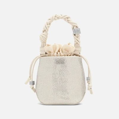Image of Ganni Mini Bou Embellished Faux Leather Bag