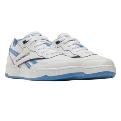 Image of Reebok BB 4000 II Basketball Shoes, White/ESSENTIALBLUE/VECTORNAVY, 13 UK Child