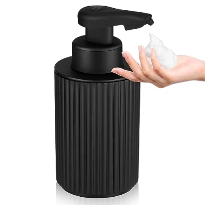Image of Phneems Automatic Soap Dispenser Touchless Foam Levels For Kitchen And Bathroom Liquid Hand Usb Charging Black