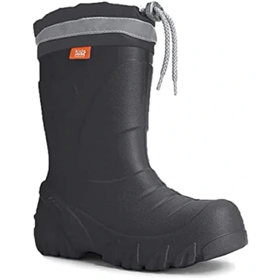 Image of Demar Mammoth Little Kids Wellington Boots 12.5/13 UK Child (Label: 32/33) Graphite