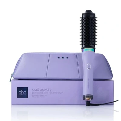 Image of ghd Duet Blowdry Limited Edition Hair Dryer Brush in Galactic Lilac