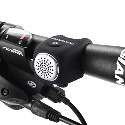 Image of ROCKBROS Electronic Bicycle Horn Cycling Electric Bells Mini E Bell Rainproof MTB Lightweight 75 DB Bike Handlebar Adult