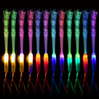 Image of M.best 72pcs Glow Sticks Party Supplies, 3 Modes Colorful Flashing LED Light Up Wands for Favors