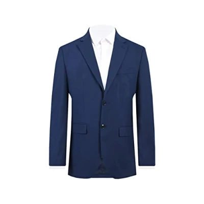 Image of Dobell Mens Blue Suit Jacket Regular Fit 42S