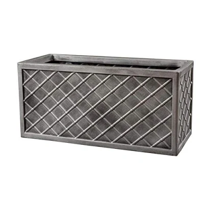 Image of 2 x Lazio Trough Patio Planter