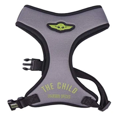 Image of CERDÁ LIFE&#039;S LITTLE MOMENTS For Fan Pets The Mandalorian Baby Yoda M L Dog Harness Official Disney Star Wars® Licensed